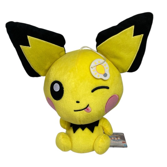 Pokémon Pichu Koroto Manmaru 11" Stuffed Animal Plush BanPresto Bandai TAGS 2021 - Picture 1 of 12